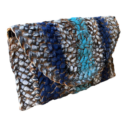 Straw Woven Clutch Purse
