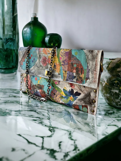 Floral Paradise Large Clutch Handbag
