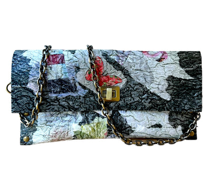 Black Recycled Handbag Eco-friendly Upcycled and Ethically Crafted