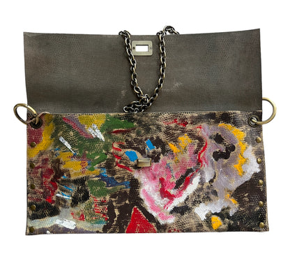 Embellished Art on Shoulder Bag