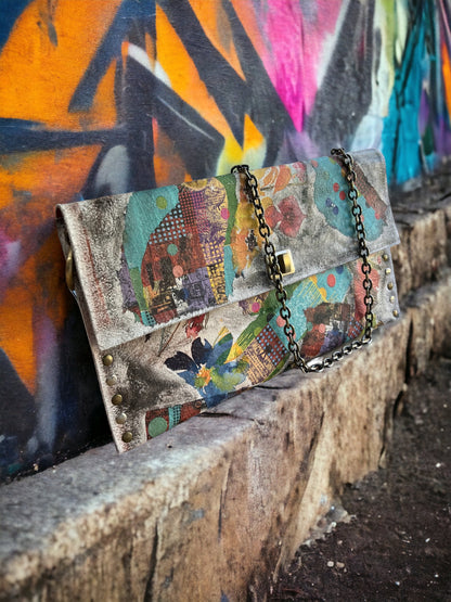 Floral Paradise Large Clutch Handbag
