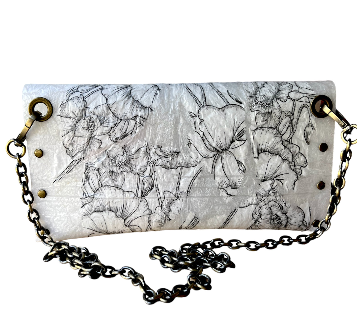 Abstract Floral Design Purse