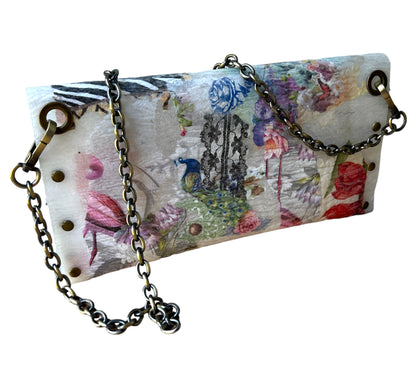Eco-friendly Crossbody Animal Print Clutch Bag