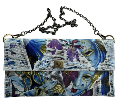 Blue Carnival Floral