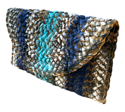 Straw Woven Clutch Purse