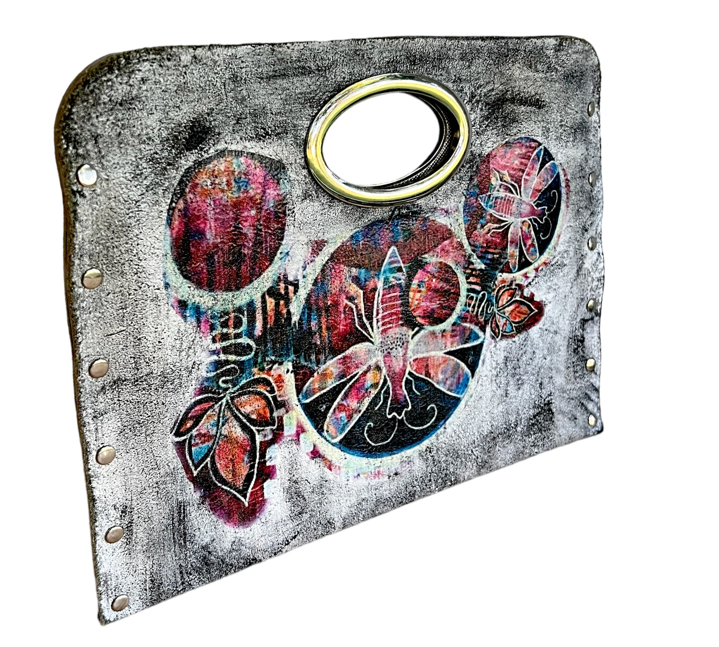 Insect Abstract Painted Women's Handbag