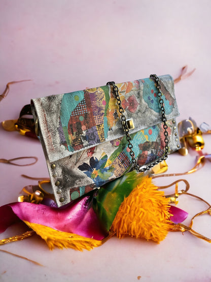 Floral Paradise Large Clutch Handbag