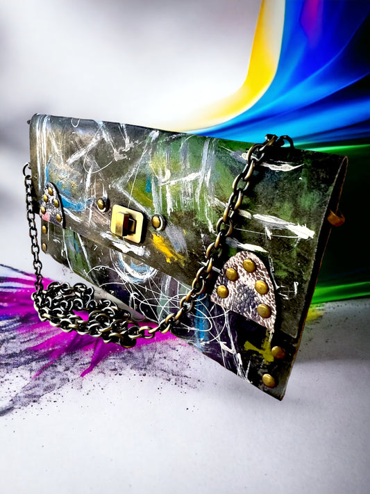 Speculative Art Crossbody Clutch