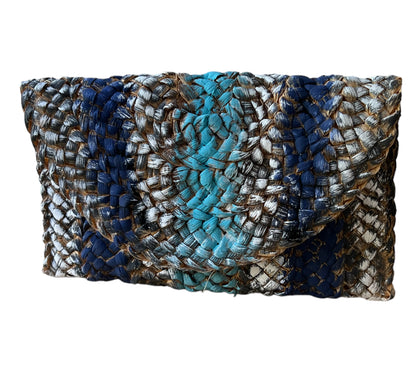 Straw Woven Clutch Purse