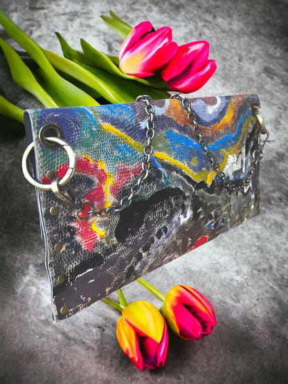 Embellished Art on Shoulder Bag