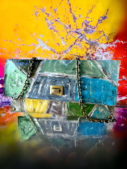 Aqua-Green Medium Crossbody