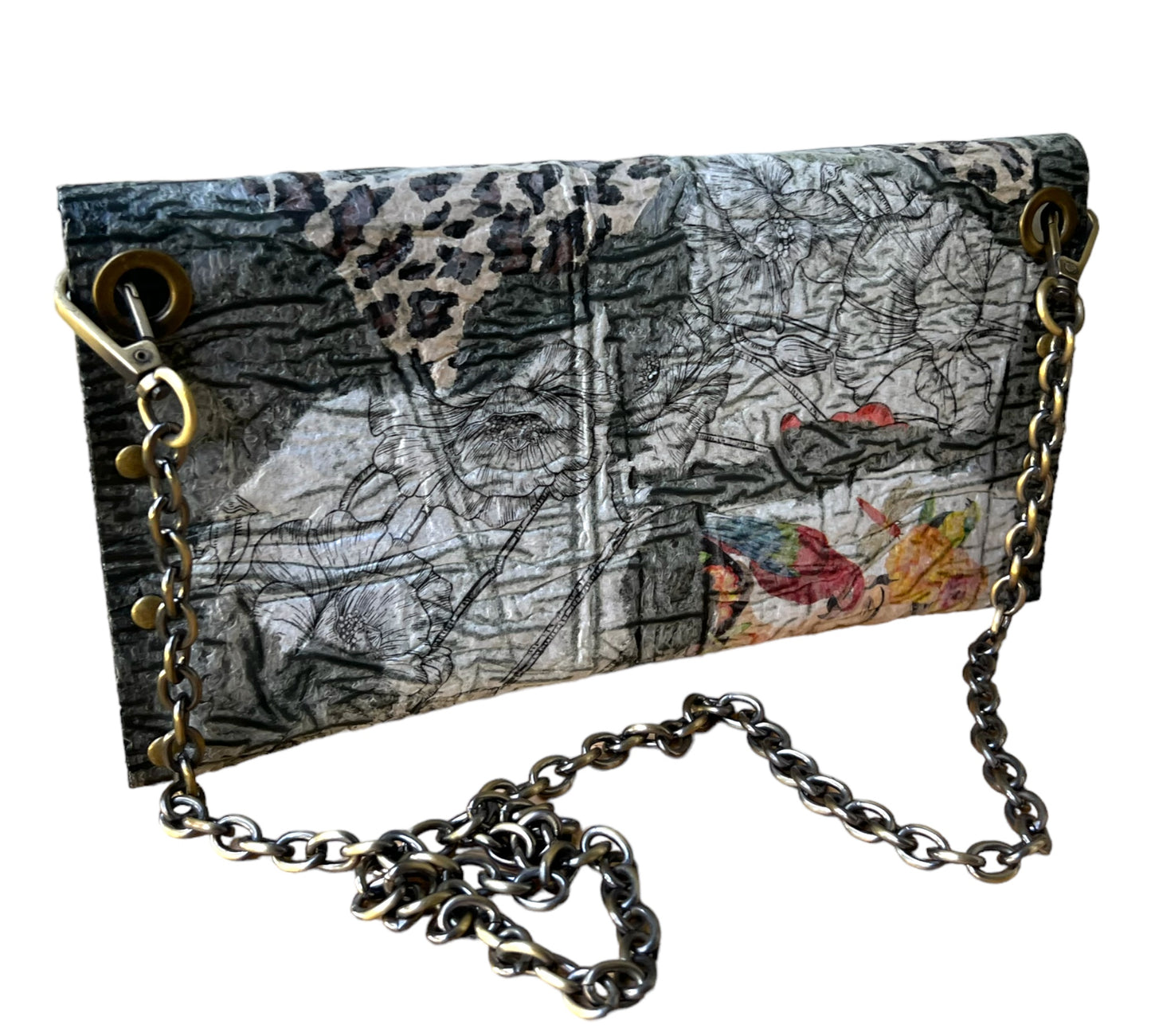 Recycled Animal Print Handbag