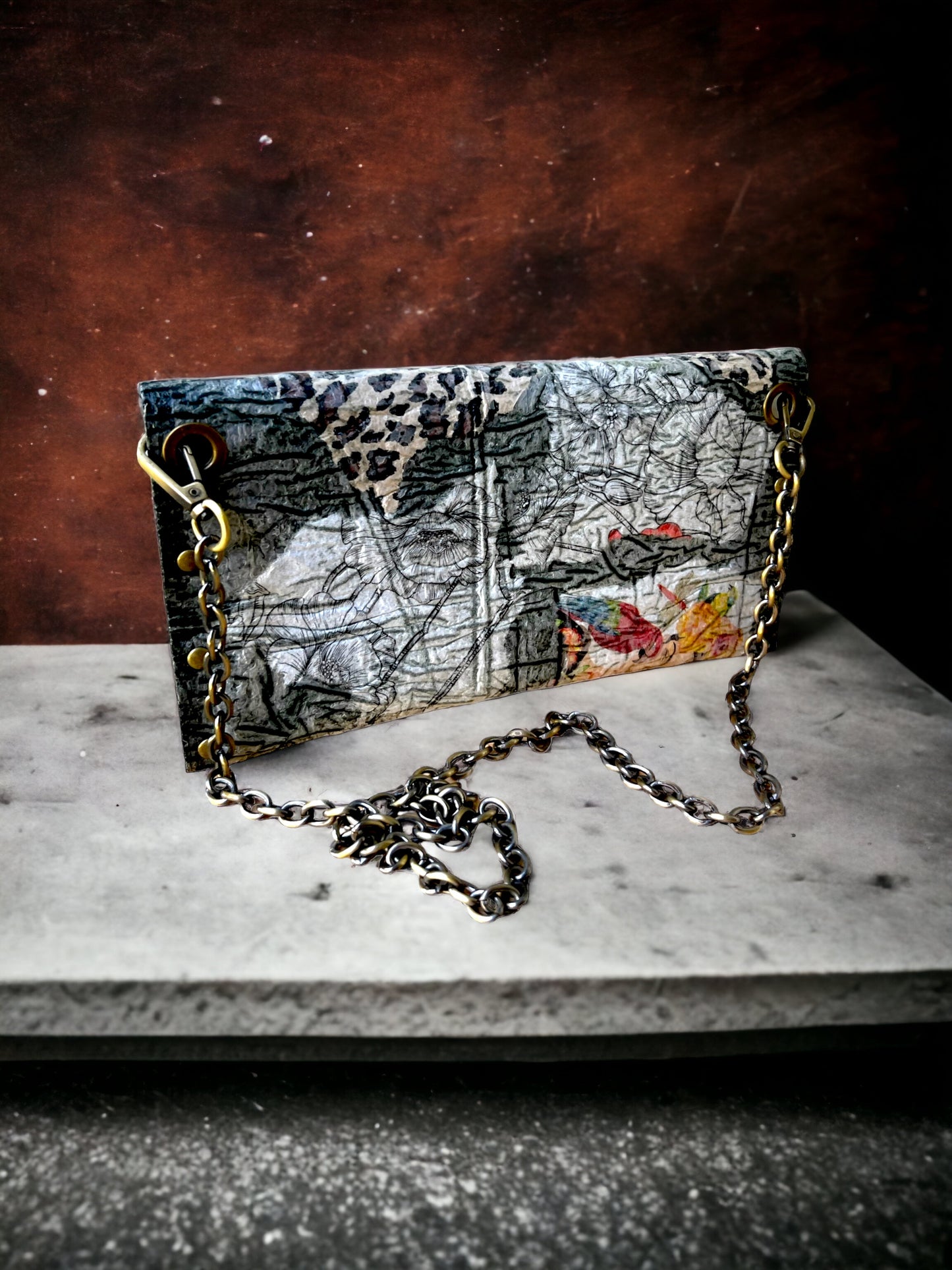 Recycled Animal Print Handbag