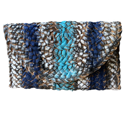 Straw Woven Clutch Purse
